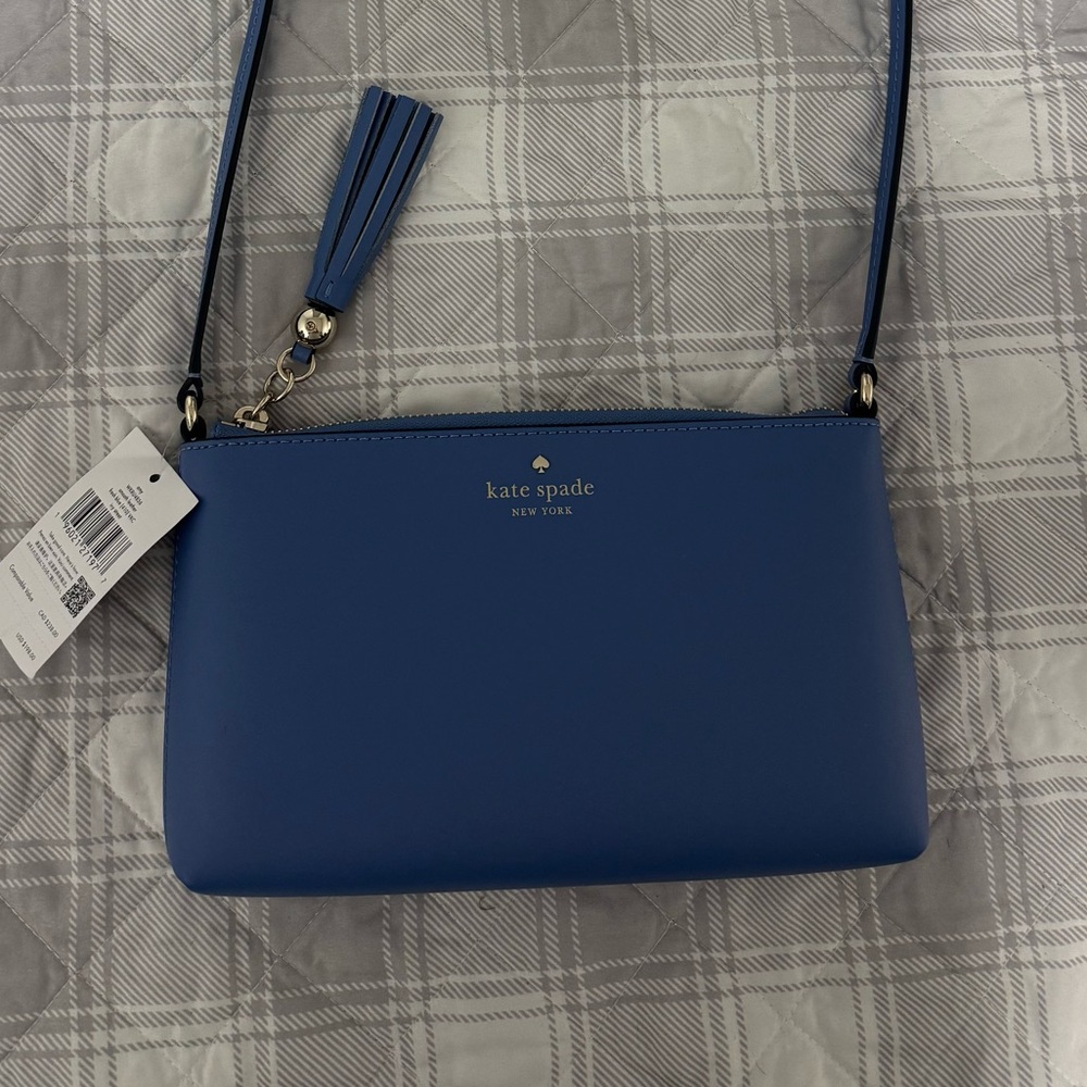Kate Spade Elegant Blue Crossbody Bag